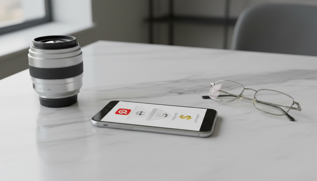 A visual representation of a smartphone funnel showing the flow from a Pinterest Pin to a helpful Bridge Page and an Affiliate Sale.