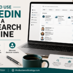 LinkedIn used as a B2B search engine to find leads, research companies and discover decision makers